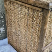 Vintage wicker chest of drawers furniture