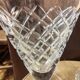 Candelabrum and fan vase in glass and crystal Art Deco style
