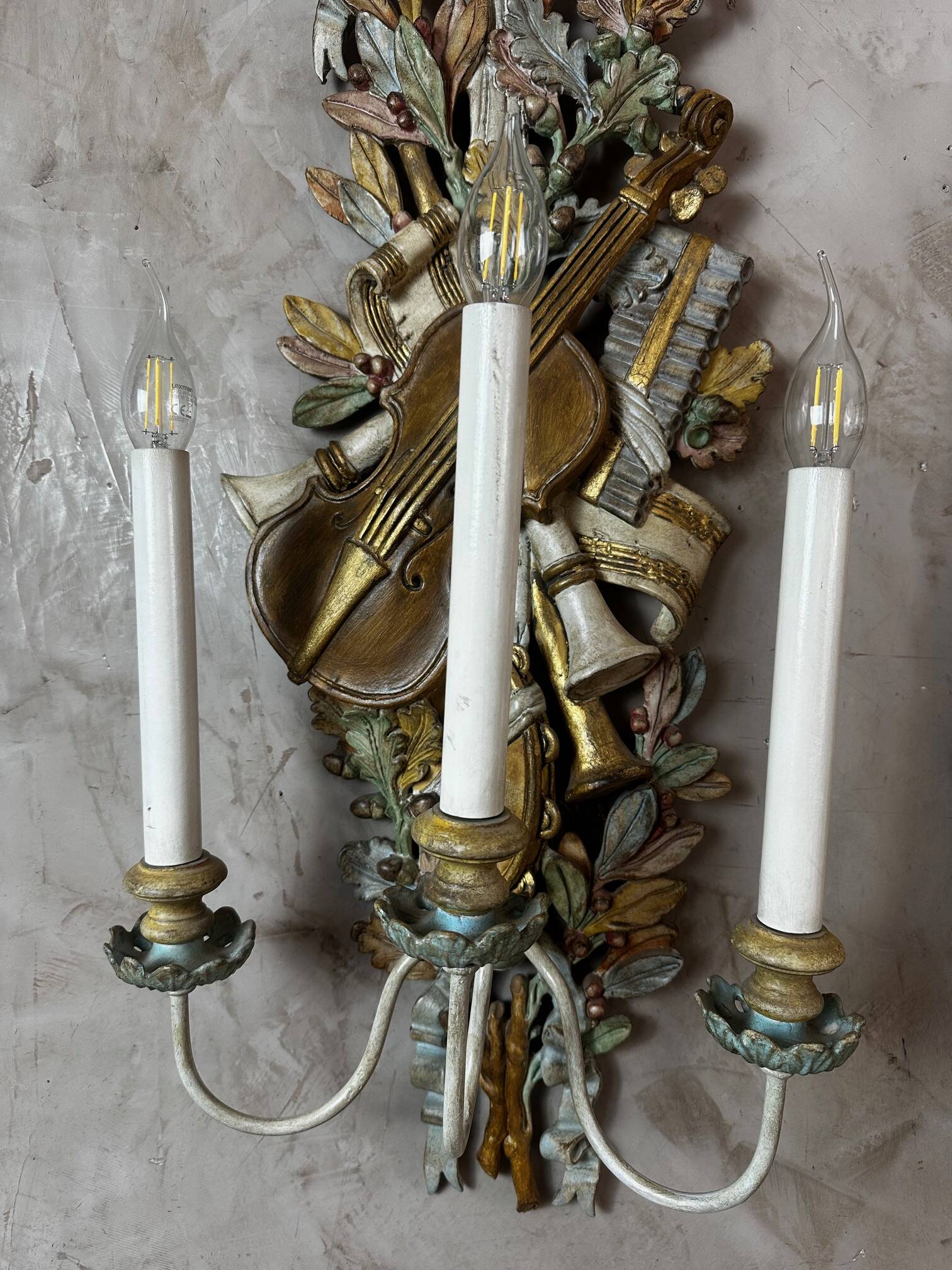 Paire d'appliques Louis XVI