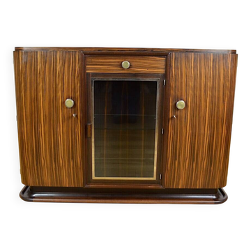 Somptueux dressoir Epoque Art-Déco 1930 en Macassar