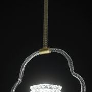 Extraordinary Clear Rostrato Murano Glass Chandelier by Barovier & Toso, 19