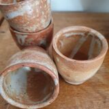 4 sandstone coquetiers