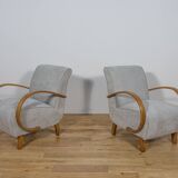 Model 410 armchairs by Jindřich Halabala for Up Závody, 1930s, set of 2