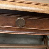 Louis Philippe style walnut desk / table