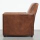 Fauteuil relax en peau de mouton confortable et ajustable avec un design épuré.