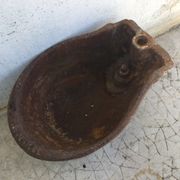 Cast-iron wall planter