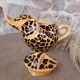 Théière Éléphant motif girafe