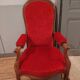 Genuine vintage shabby chic Voltaire deck chair.