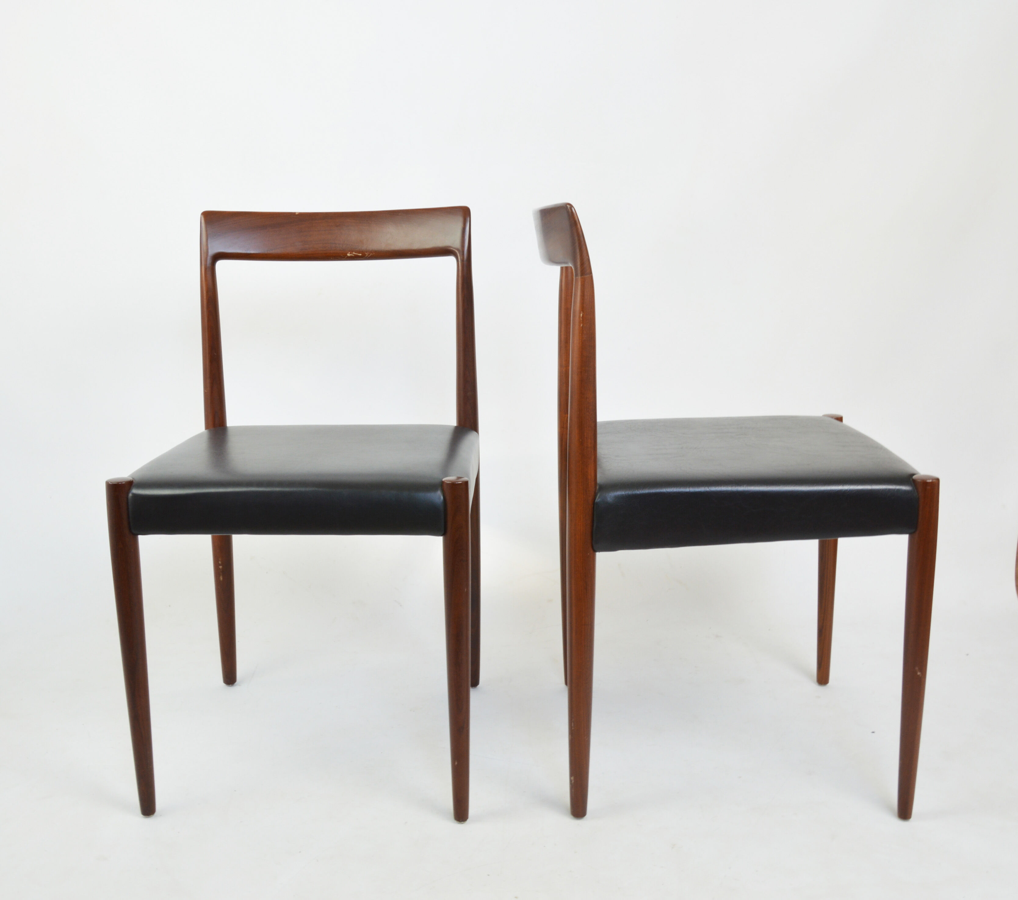 A pair of chairs by L & H. Lubke, Germany, 1960s