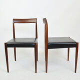 A pair of chairs by L & H. Lubke, Germany, 1960s