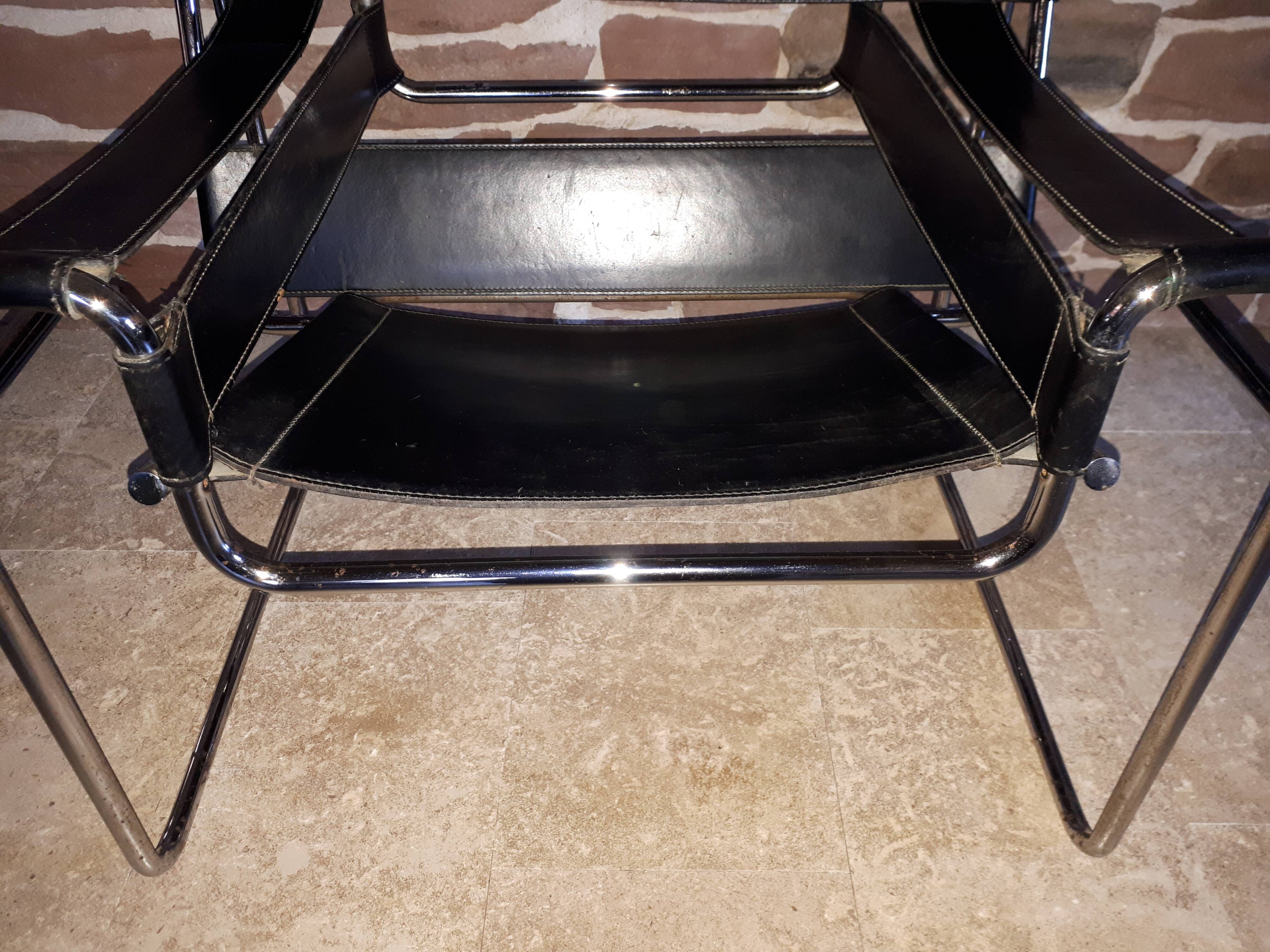 B3 Wassily club chair designed by Marcel Breuer