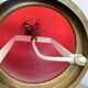 Large Bottle Lamp Opaline Glass Red Mid Century Vintage 80cm