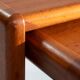 set of 3 nesting Teak tables, danish design, 1970s