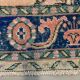 Distressed Turkish Runner 370x86 cm wool Vintage Tribal Rug Black Pink Beige