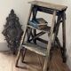 Old step ladder, decoration