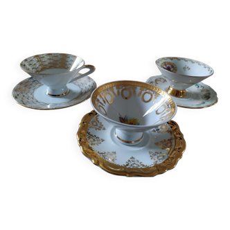 Tasses à thé en porcelaine Winterling Bavaria