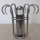 Modernist Space Age lamp in chrome metal from the 60s/70s