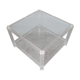 Coffee table furniture marsh plexi / glass ep 1970s