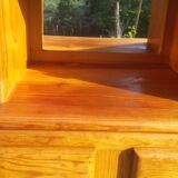 Mado sideboard in solid wood, wooden top