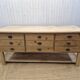 Old double-sided haberdashery counter