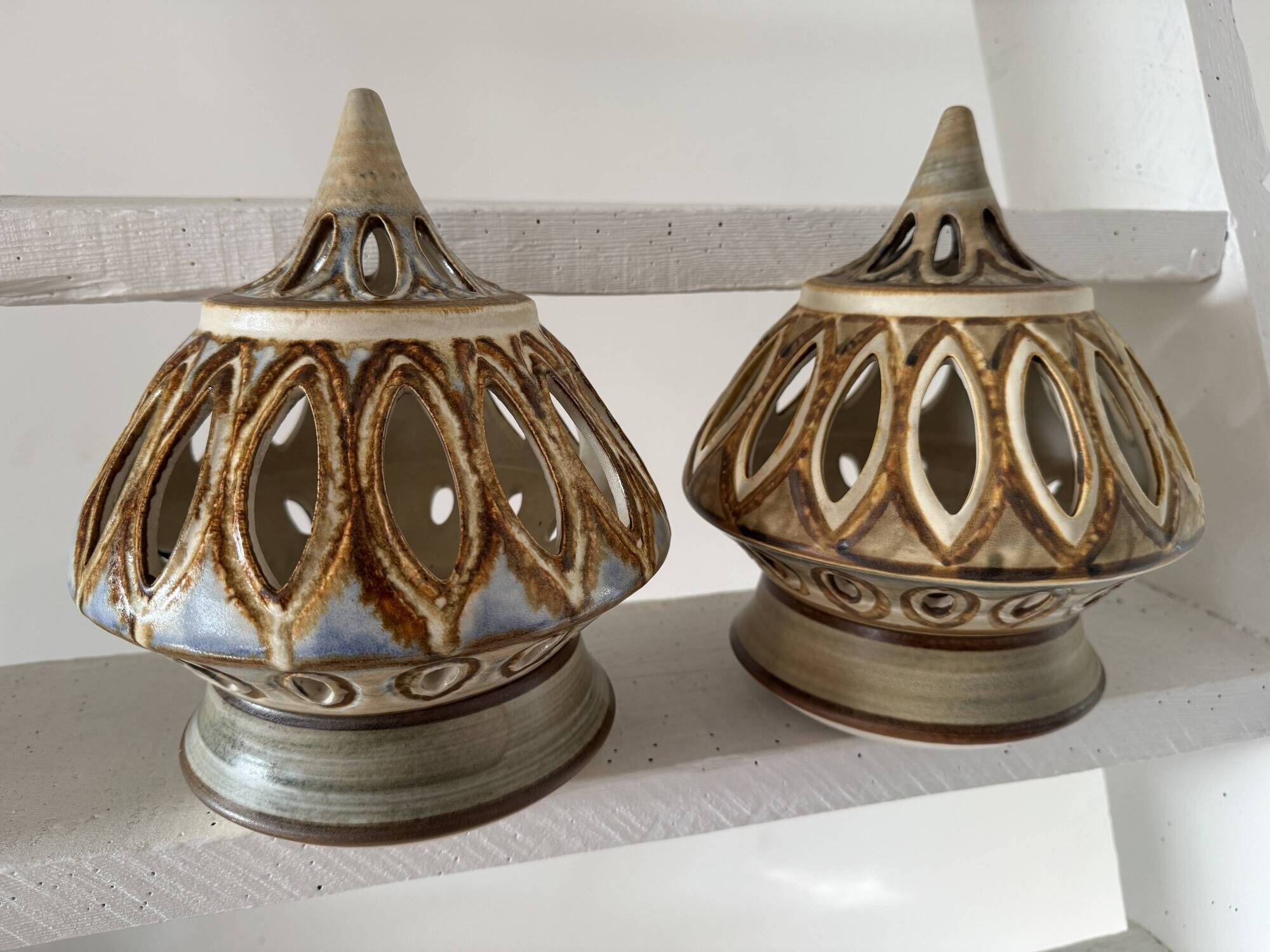 lantern Noomi Backhausen, Søholm Stentøj, Denmark, mid century