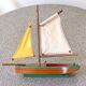 Giraud Sauveur brand half-deep hull basin sailing barge.