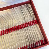 PLATIL 12 Couverts à Poisson  Métal Argenté