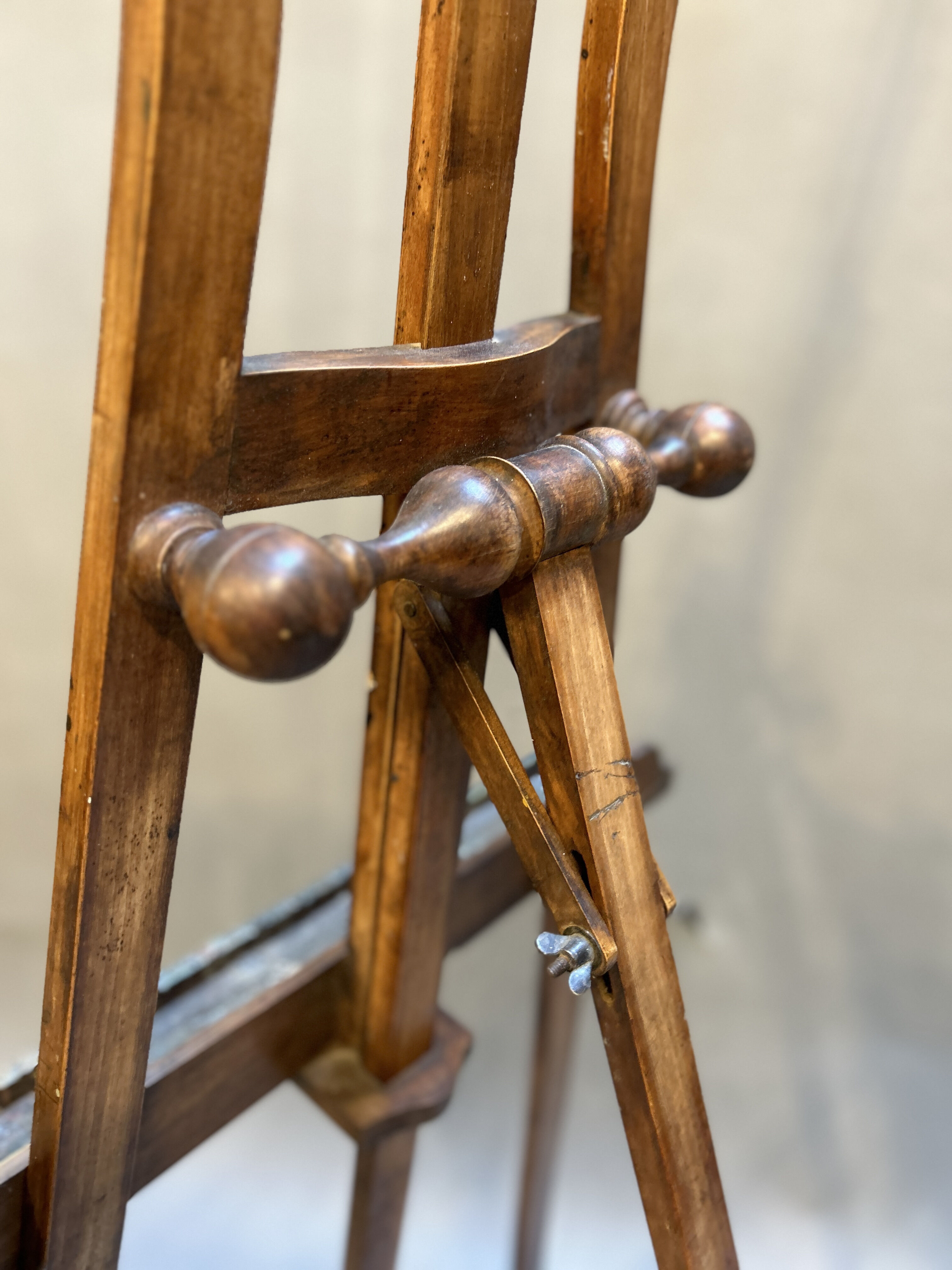 C19th french artists easel