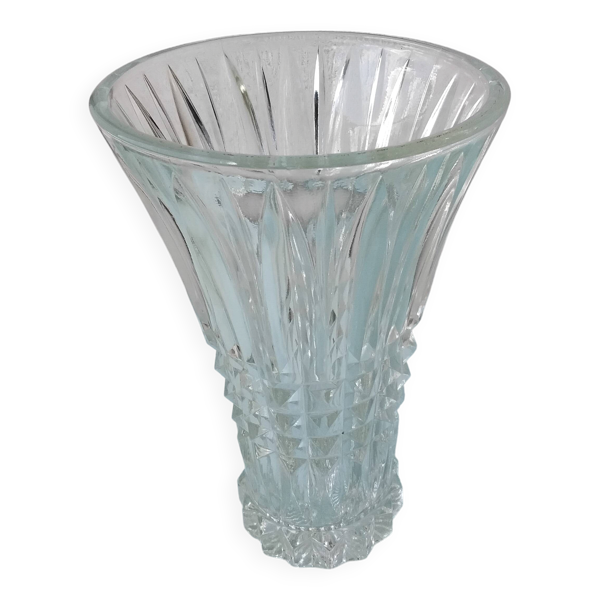 Vase en verre pressé moulé — Beyit