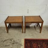 Paire de tables basses scandinaves