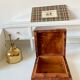 Magnifying glass wooden box