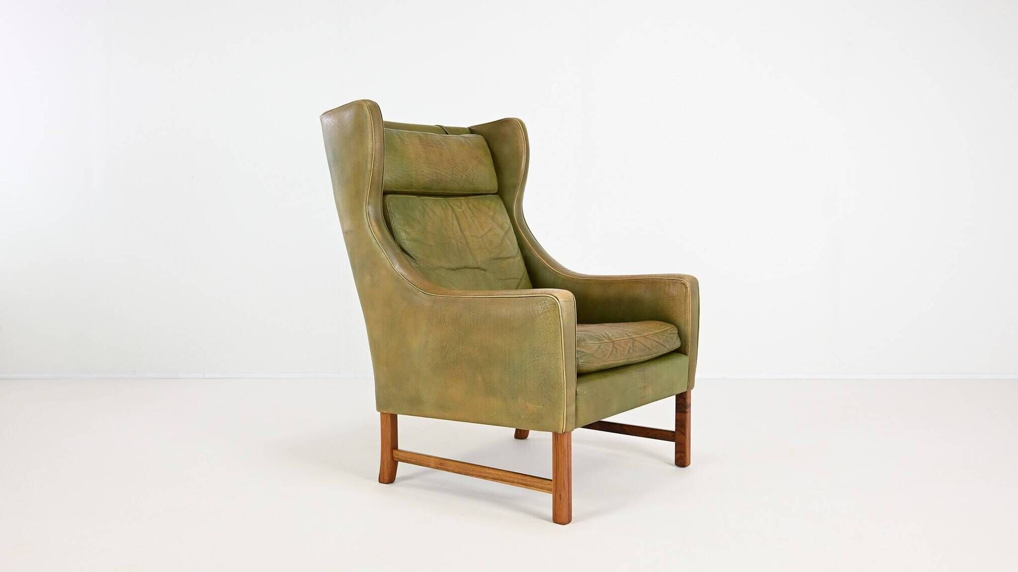 Fredrik Kayser, Wingback Armchair, Model 965h For Vatne Møbler. C.1960