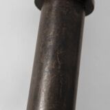 Pair Of Brutalist Massive Iron Candle Holder, 1970s