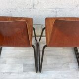 Set of 4 chairs Galvanitas S23 oak