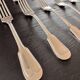 Vintage Ercuis cutlery set of 37 pieces, Chinon model.