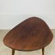 50s tripod coffee table with compass legs
