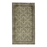 Tapis vintage turc anatolien fait main 252 cm x 135 cm