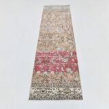 2x7 Red  Pattern Persian Runner Rug, 64x227Cm