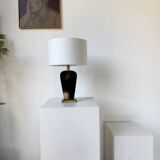 Diderot Sarco black and gold lacquered table lamp