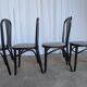 Chaises de salle à manger STOL Kamnik vintage : ensemble de 4 des années 1970, style moderne du milieu du siècle.