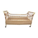 Rattan cot