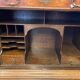 Lady bonheur du day secretary cabinet oak with marquetry and mother-of-pearl