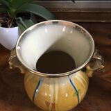 Numbered porcelain and enamel vase