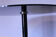 Round table in mirrored black glass, Italia1980s signed Calligaris