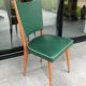 Suite of 6 scandinavian style chairs