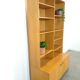 Tall LP bookcase with shelves from Sweden
