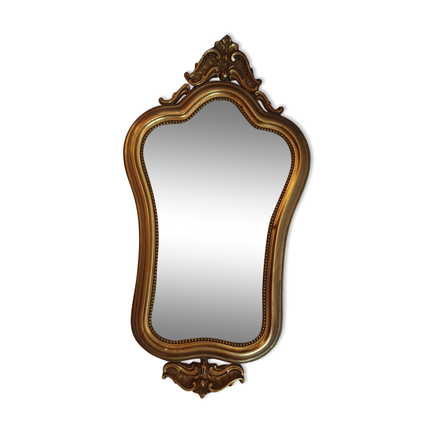 Miroir louis XV doré
