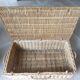Antique wicker trunk