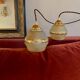 Paire de suspensions ou baladeuses Art Deco
