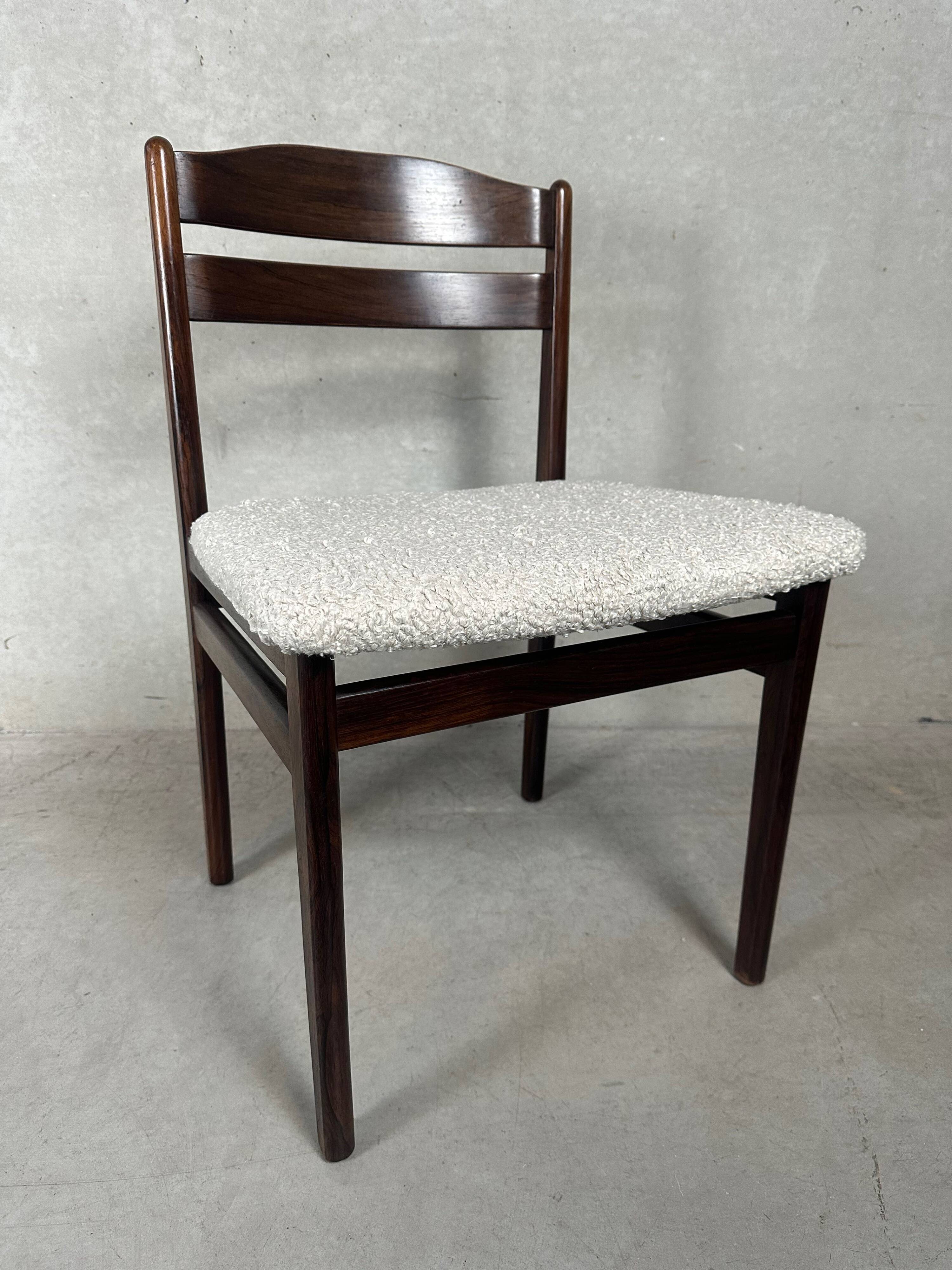 Mid-century rosewood dining room set